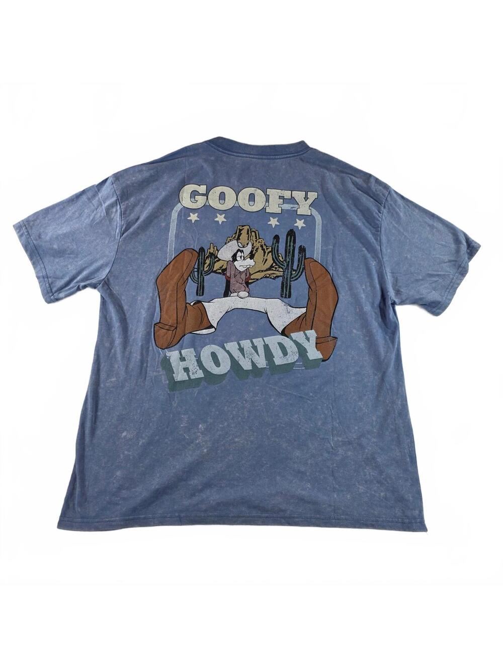 Disney Goofy Graphic T-Shirt Men's Size L Blue Vintage Style Super Soft NWT